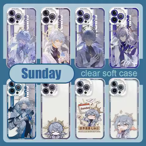 Honkai Star Rail Sunday Case For Infinix Note 30 10 11 12 30i 40 Pro Pova 3 4 5 6 Pro Camon 30 Pro Tecno Spark 30C GO 2024 2025