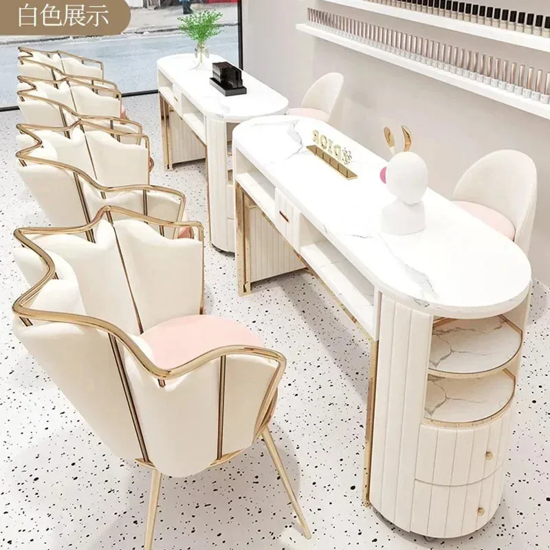 Professional Manicure Table Salon Nail Tables Desk Beauty Equipment Dust Collector Mobilier Onglerie Professionnelle Furniture