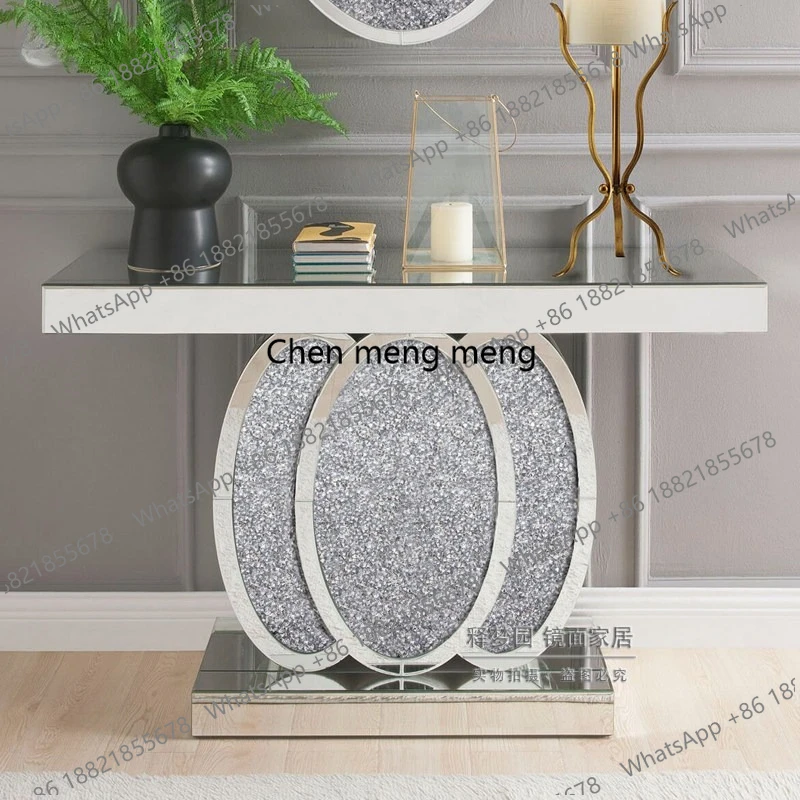

European-style entrance table, storage table, partition decoration, creative entrance table light luxury modern entrance cabinet