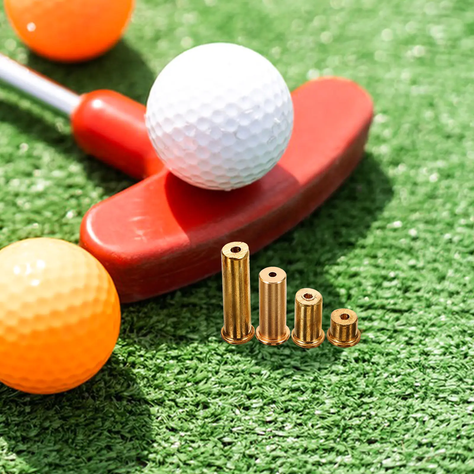 4Pcs Golf Club Counterweights Copper Metal Accessories Easy Assembly Golf Club Extension Parts Enhance Control