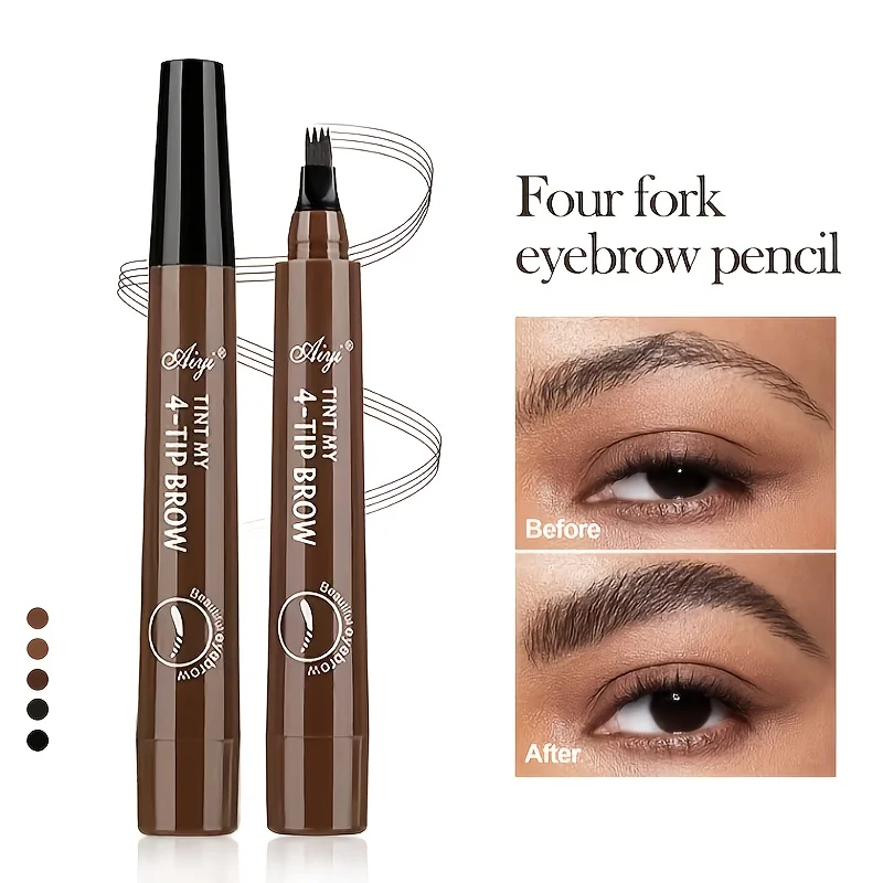 4本の毛先で自然な眉の形を描けるマジックアイブロウペンシル、超リアルな毛髪