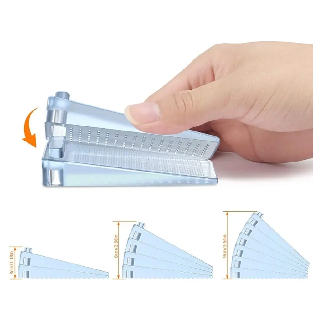 Multifunction Stackable Silicone Door Stopper Windproof Non-Slip Door Holder Nail-free Anti Impact Safety Door Block Living Room