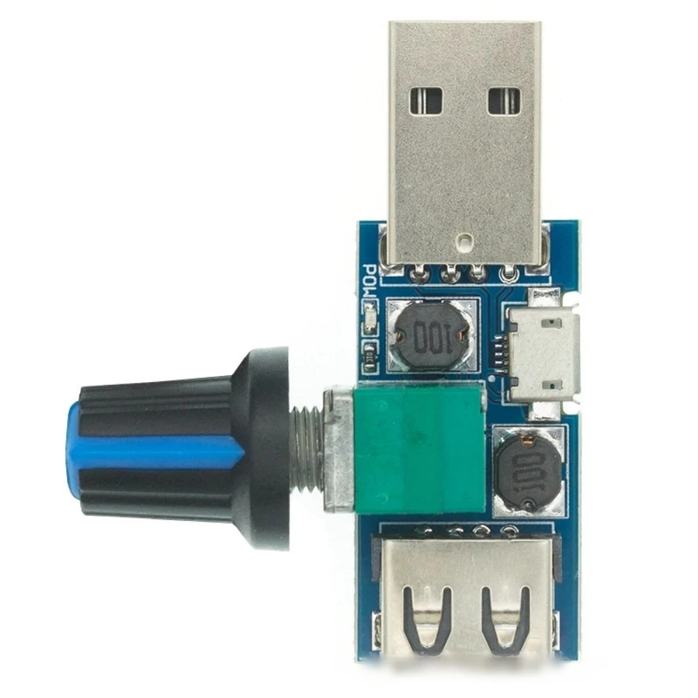 

3 шт. USB-контроллер скорости вентилятора с адаптером 30 см для охлаждения USB-вентилятора 5 В