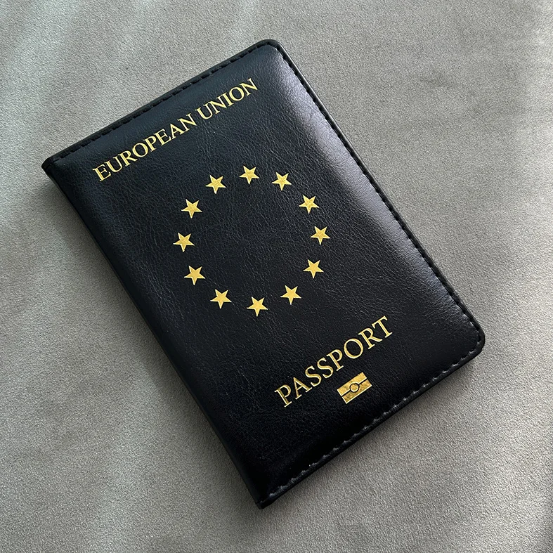 European Union EU Passport Cover Travel Case for Passports European passport cover