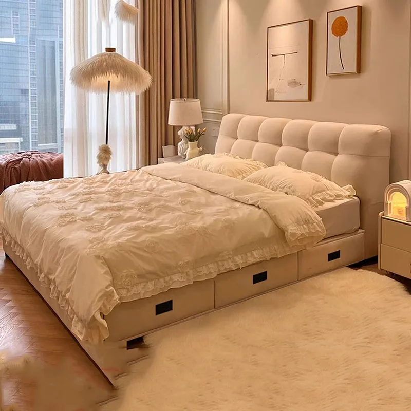 

Princess Bedroom Bed Mobile Princess Sleeping Design Floor Girls Wooden Bed Children Letto Matrimoniale Lounge Suite Furniture