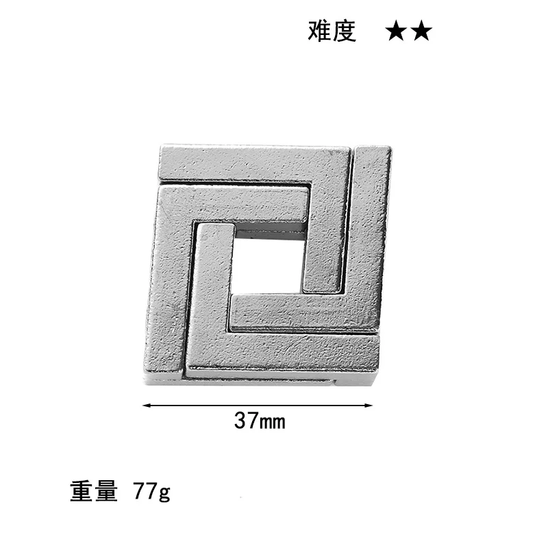 오션 시리즈 39 스타일 포장되지 않은 장난감 금속 두뇌 티저 매직 퍼즐 게임 어린이를위한 교육 장난감 성인 재미 있은 선물
