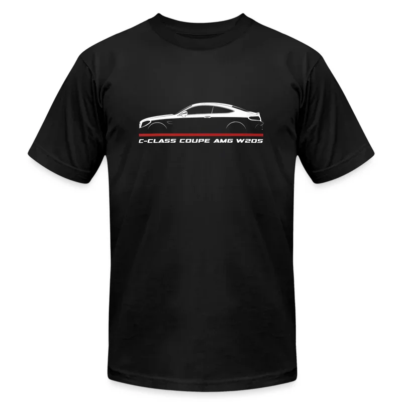 2024 Men T Shirt Casual Mercede C-Class Coupe W205 2018-2022 Enthusiast T-shirt Graphic Summer Short Sleeves 100% Cotton S-3XL