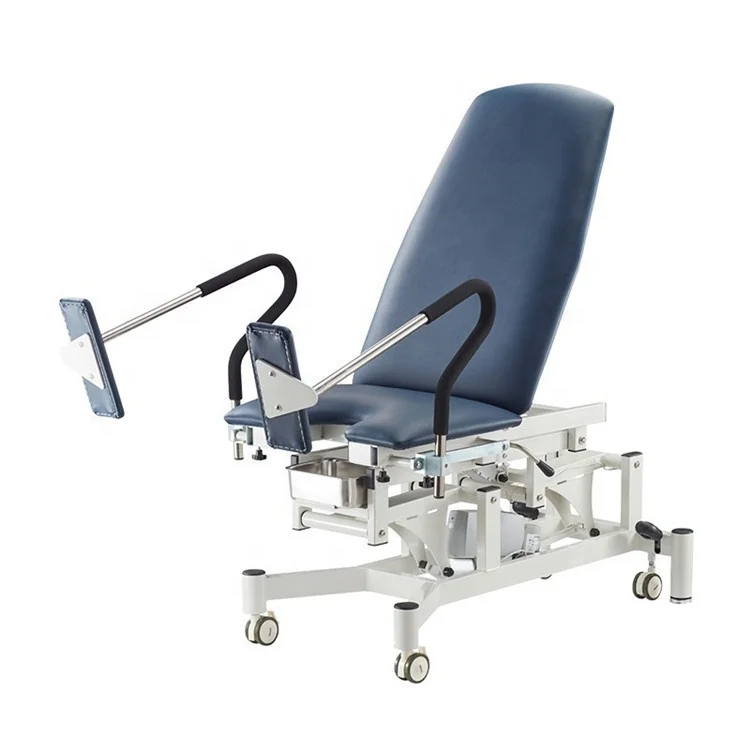 

JQ-EL36 Medical DC Motor Putter Electric Gynecology Examination Chair Liver and Intestine Examination Chair with Foot Pedal