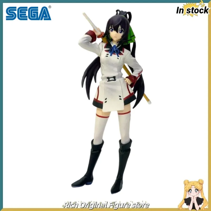 En stock, figura original de anime SEGA Infinite Stratos IS Shinonono Houki de PVC de 170 mm, modelo de colección, figura de acción, decoración, regalo.
