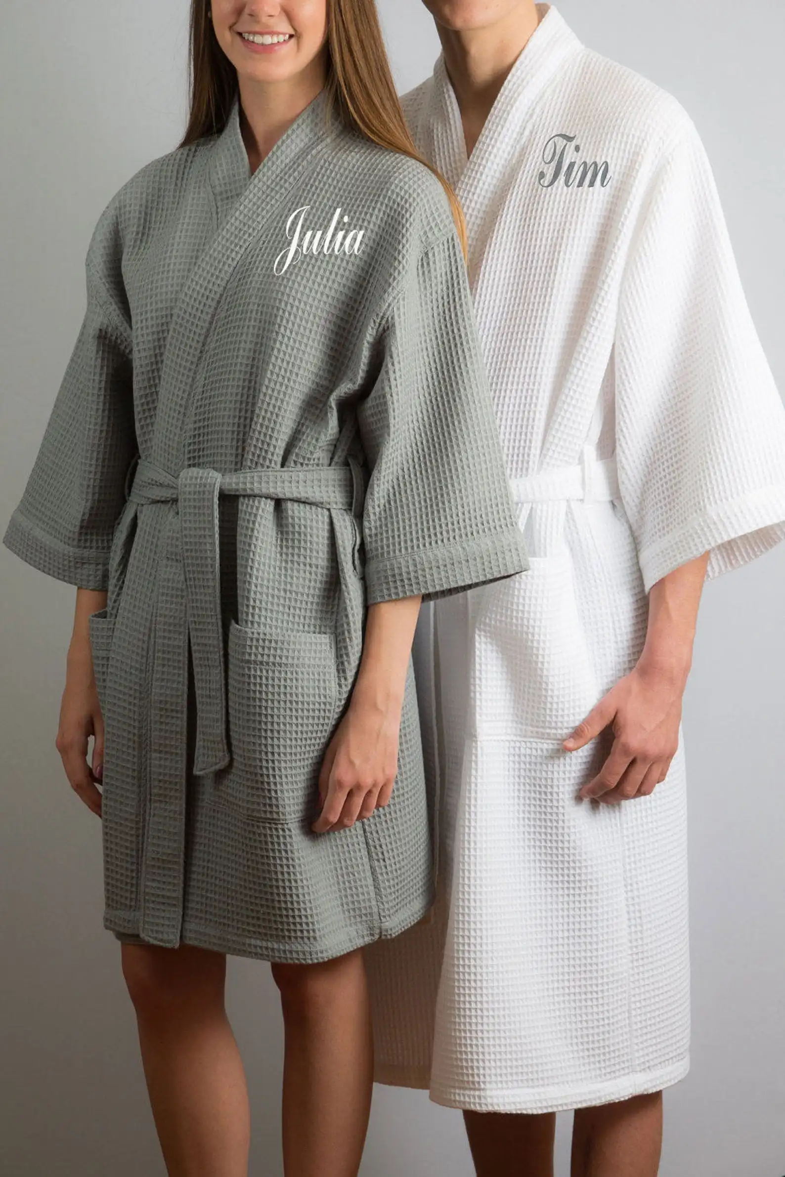 Personalized Honeymoon Robes Couples Spa Robes Wedding Couples Gift Bride and Groom Gift Mr and Mrs Robes Anniversary Gift Robes