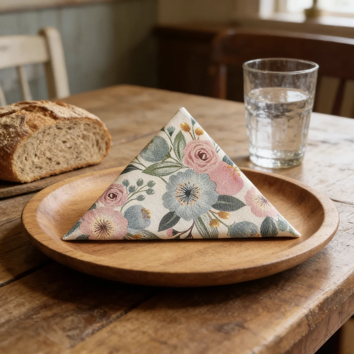 20 pieces per pack of Ins-style gentle country flower napkins, Western cuisine afternoon tea baking decoration paper placemats, - view 6