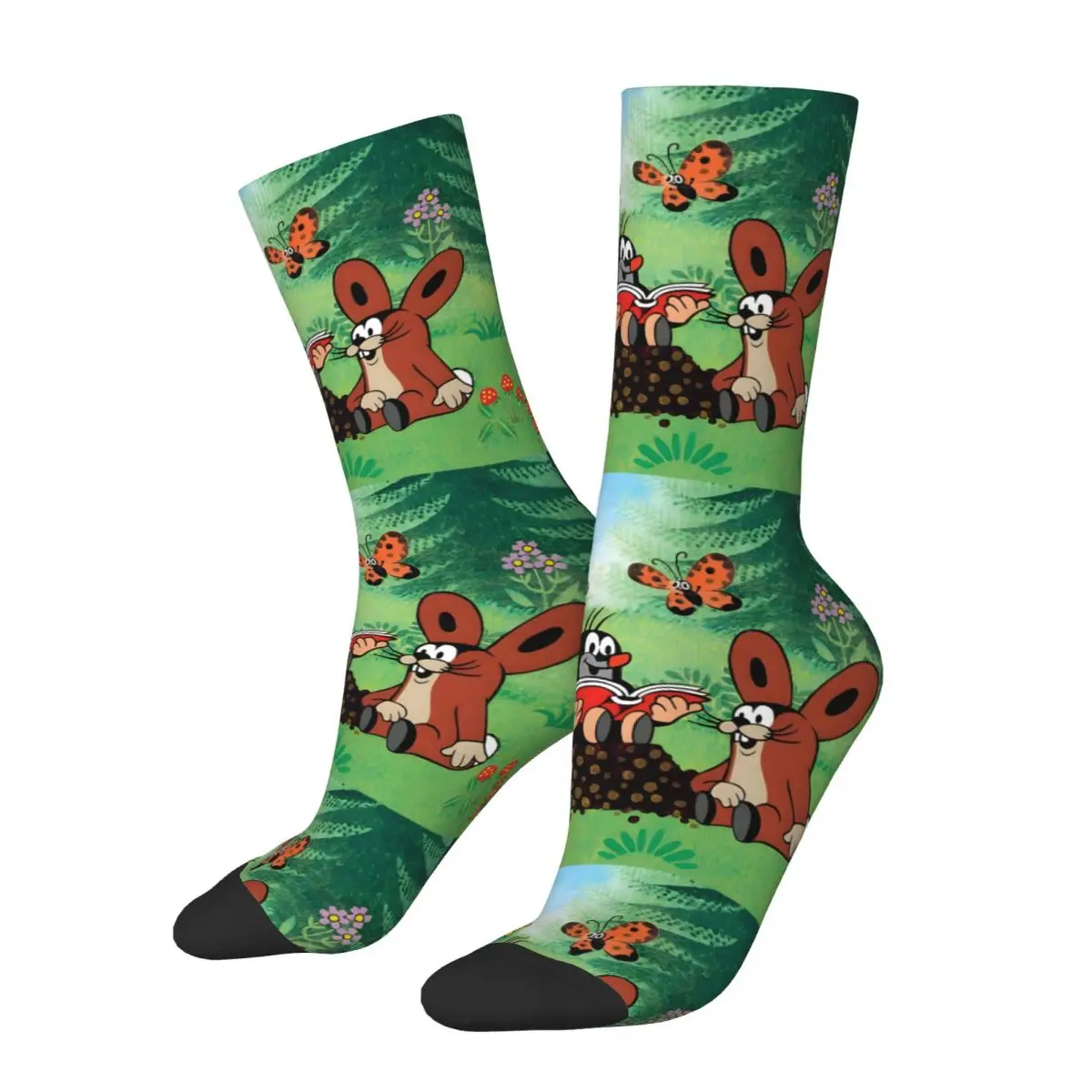 Krtek The Little Mole Unisex Winter Socks Hip Hop Happy Socks Street Style Crazy Sock