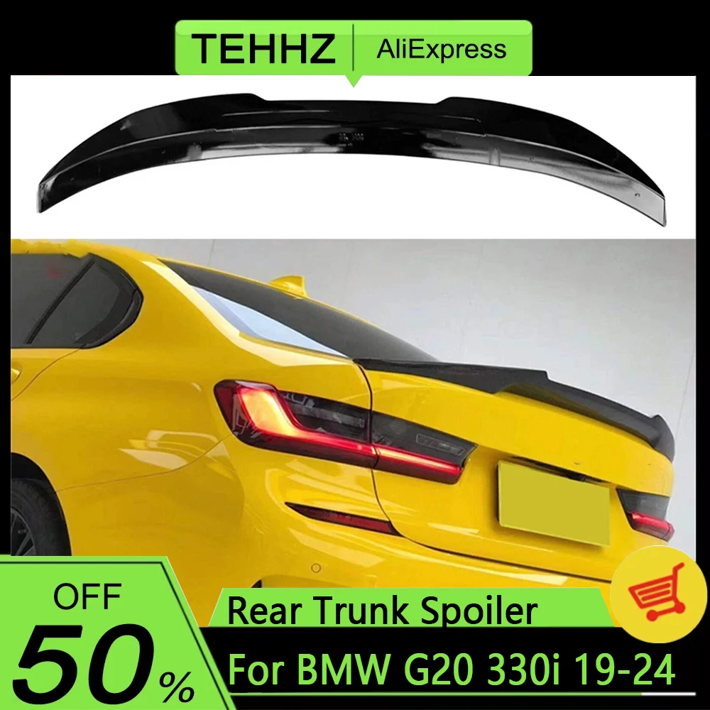 

Спойлер PSM Style ДЛЯ BMW G20 330i G80 M3 2019-2024 Аксессуары ABS Глянцевый Черный Авто Внешние Запчасти G20 Задние Крылья Багажника ГОРЯЧИЕ