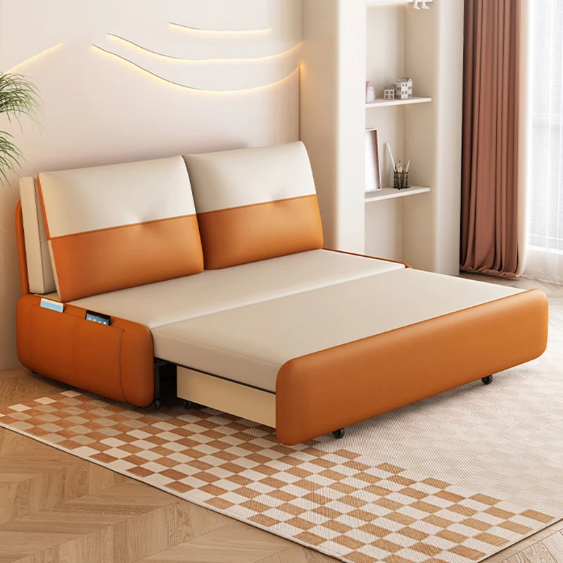 

Relaxing Designer Modern Lazy Sofa Fancy New Arrival Loveseat Lounge Sofa Bed Foldable Individual Divano Letto Home Furniture