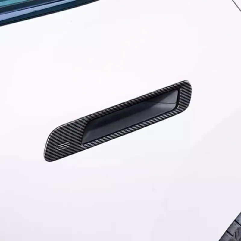 ل BMW ix I20 2021 2022 2023 2024 2025 غطاء مقبض باب السيارة مقبض الباب وعاء ملصق حامي المضادة للخدش غطاء الكسوة