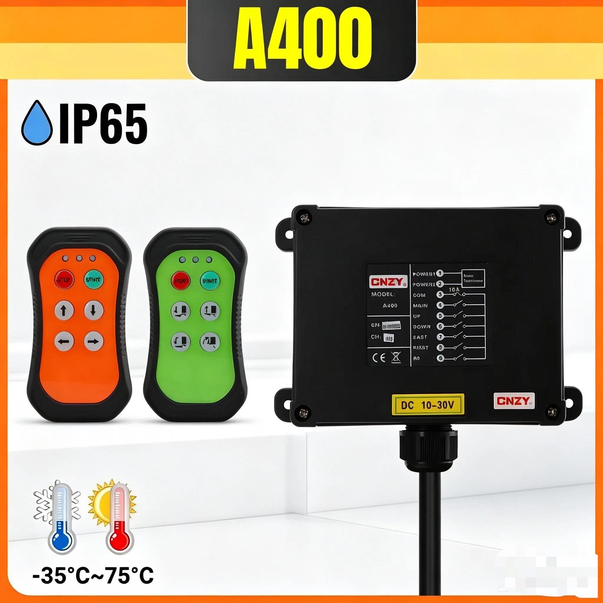 4 buttons single speed Industrial Wireless Radio Crane Remote Control switches winches Hoist track Crane Lift Control