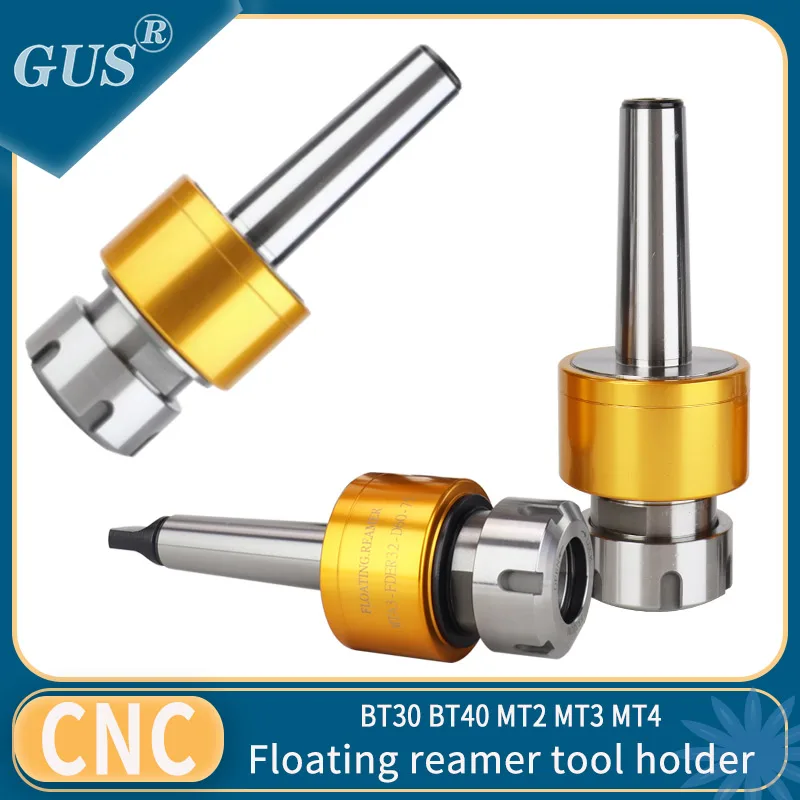 BT30 BT40 Floating reamer MT2 MT3 MT4 ER16 ER20 ER25 ER32 radial 360 degree Adjustable floating tool holder CNC lathe tools