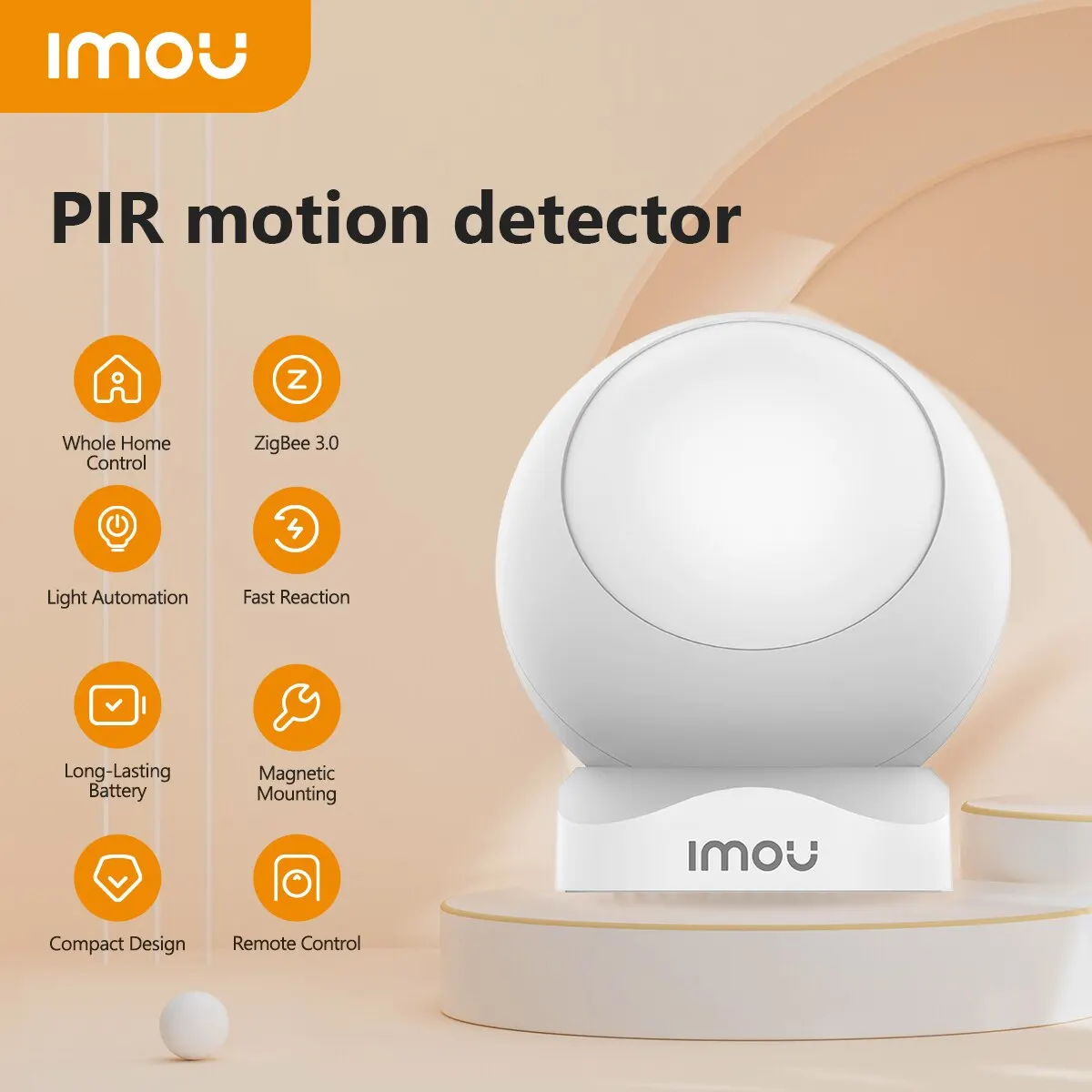 IMOU Zigbee Smart Mini PIR Motion Detector telecomando automazione della luce batteria a lunga durata telecomando Smart Life