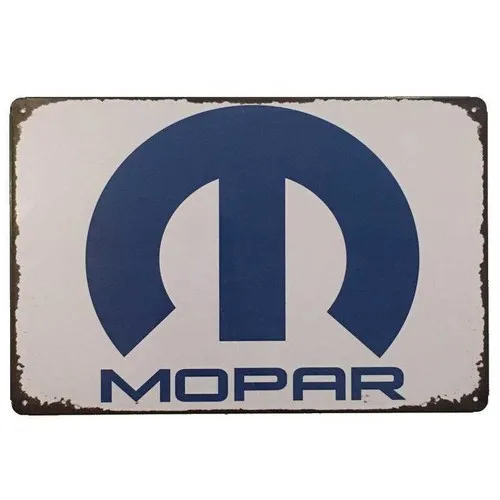 Mopar Tin Sign Car Shed Garage Bar Man Cave Wall Plaque 30cmx20cm - New --Tin Sign