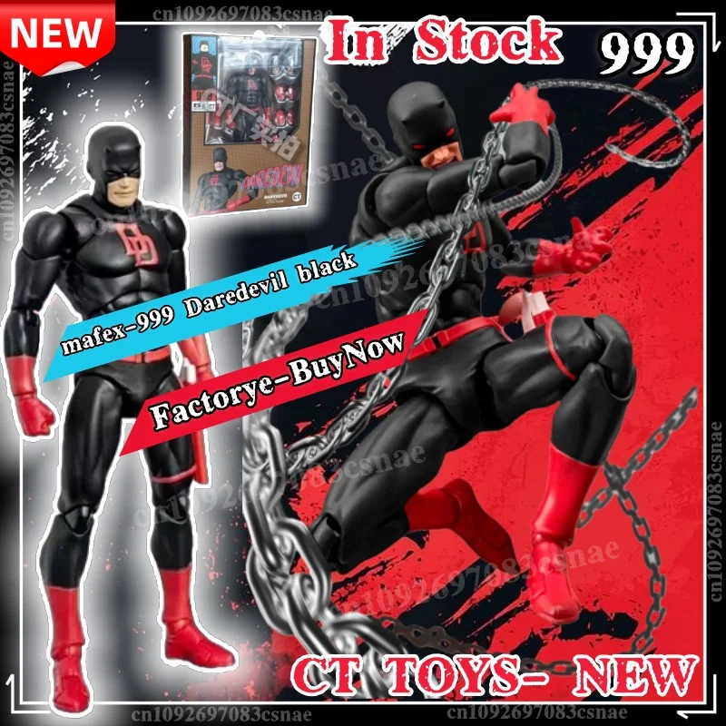 

In Stock New Ct Toys Daredevil Mafex Black 999 Figure Comic Version Anime Action Figure Figurine Statue Model Gifts Kids Toys