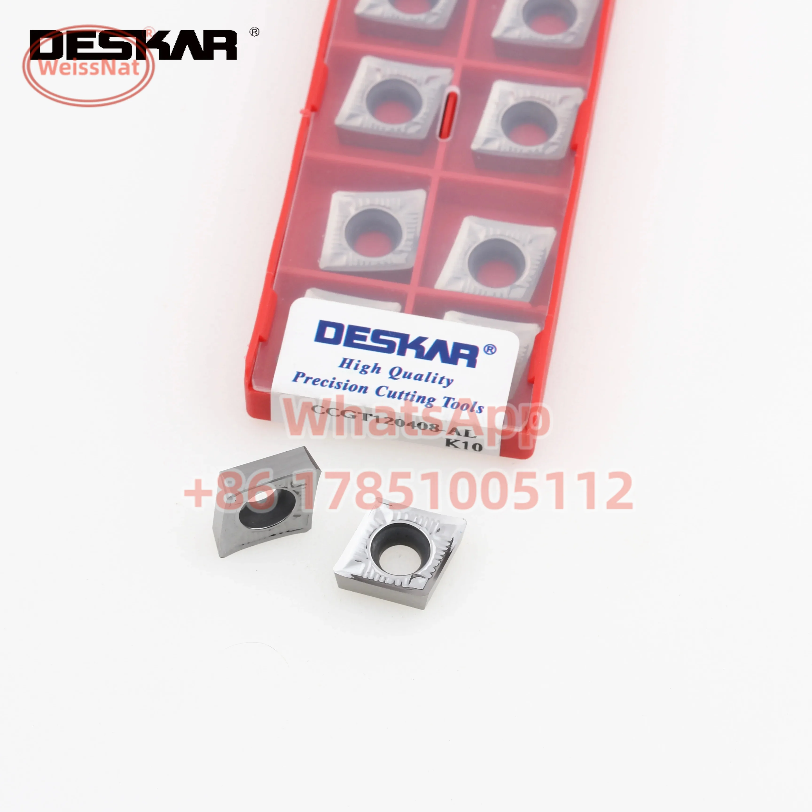 DESKAR CCGT060202 CCGT060204 CCGT09T302 CCGT09T304 CCGT09T308 CCGT120404 CCGT120408-AL K10 Carbide Insert CCGT Inserts