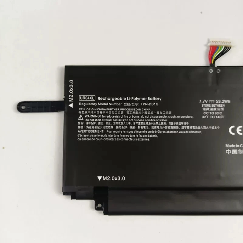 Laptop Battery UR04XL UR04053XL M90788-005 TPN-DB1G TPN-DB1GM 7.7V/53.2Wh For  Elite Dragonfly Folio G3 Series Notebook
