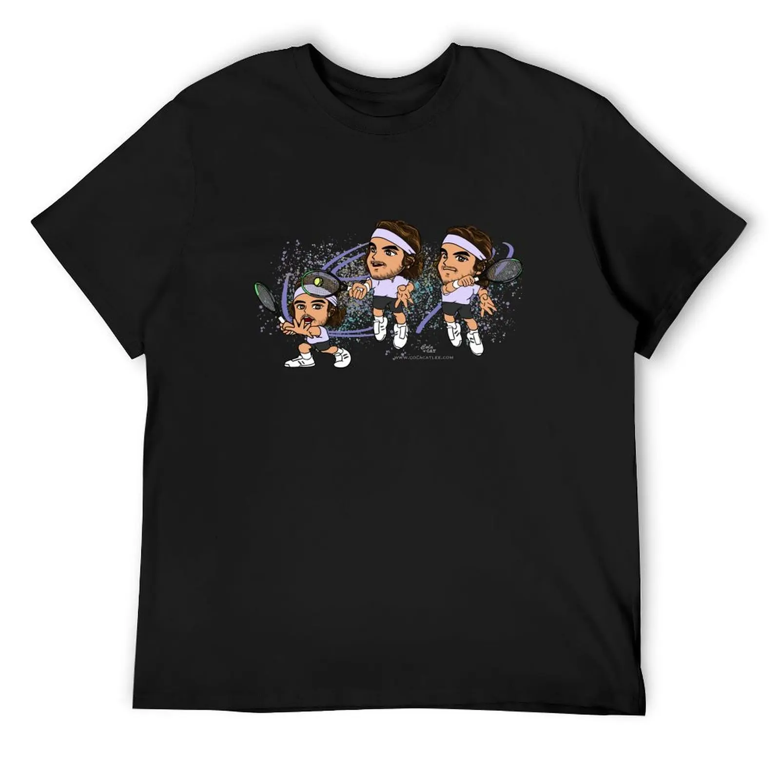 

Stefanos Tsitsipas T-Shirt anime t shirts vintage clothes t shirt for men