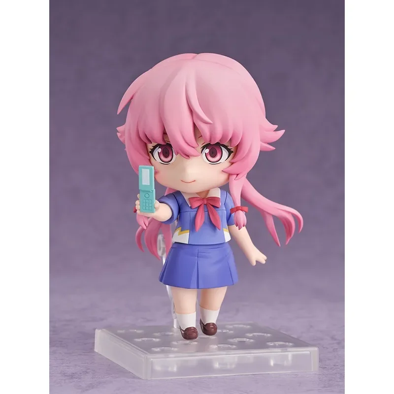 Original GSC Good Smile Nendoroid Mirai Nikki Anime Figure Gasai Yuno Action Figure Toys for Boys Girls Kids Birthday Gifts