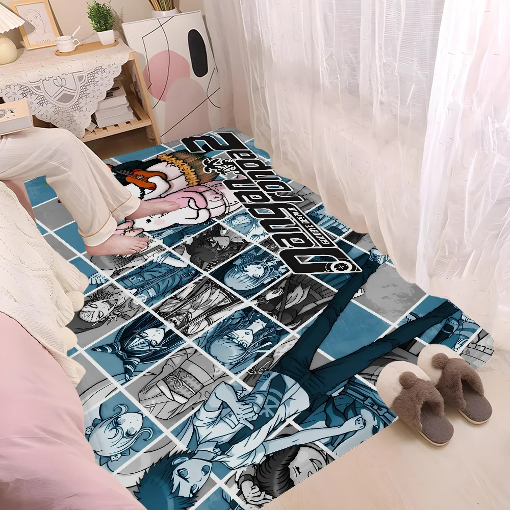 Danganronpa المطبخ حصيرة الشمال نمط غرفة نوم غرفة المعيشة ممسحة شرفة المنزل المضادة للانزلاق ترحيب البساط