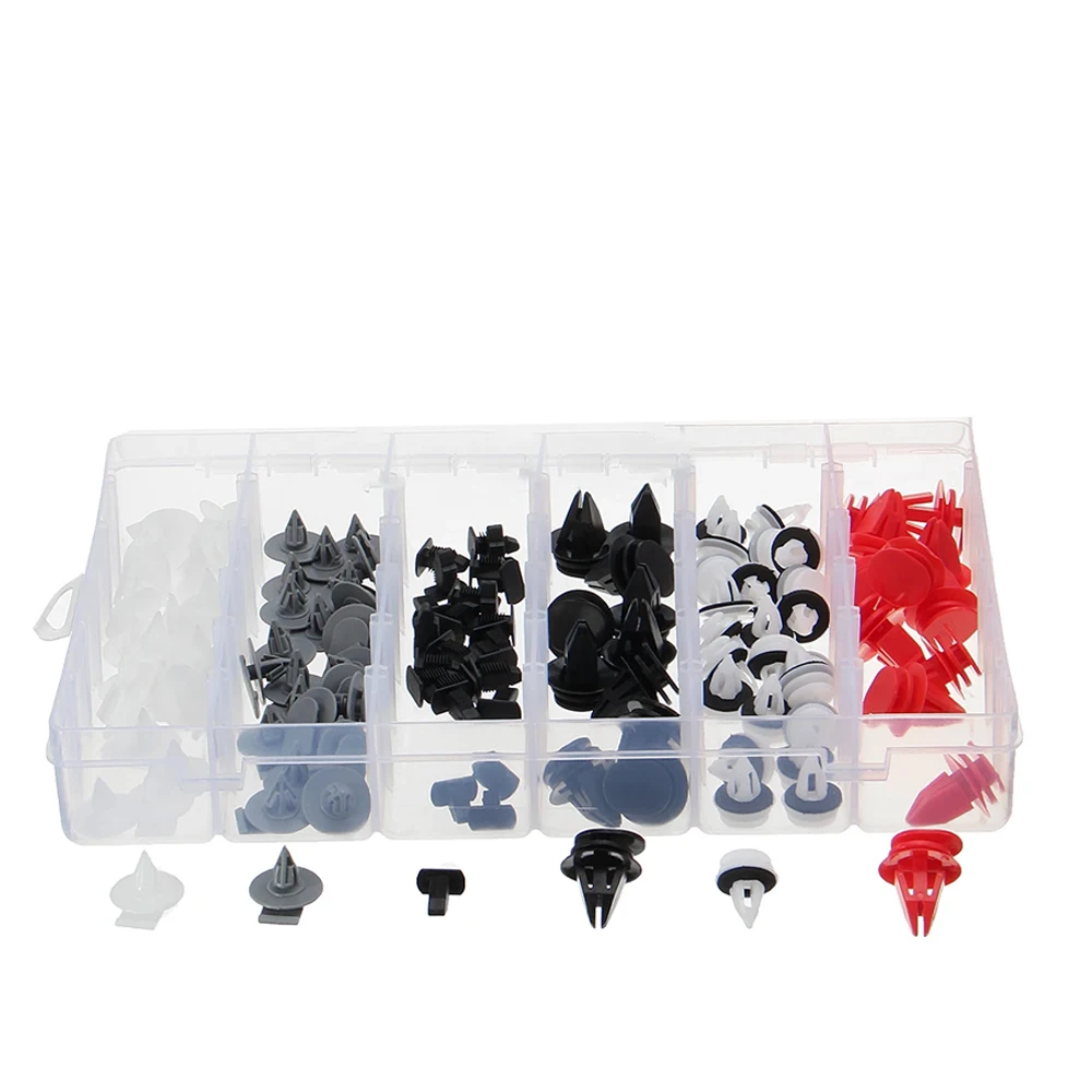 123 Pcs Auto Body Interior And Exterior Retainer Fastener Clip Assortment For Mini Cooper