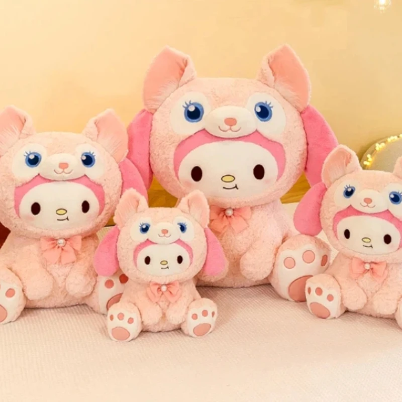 

Милая плюшевая игрушка с лисой, большая мягкая кукла, подарок для девочек, лучший друг, подарок на день Святого Валентина, кавайный декор