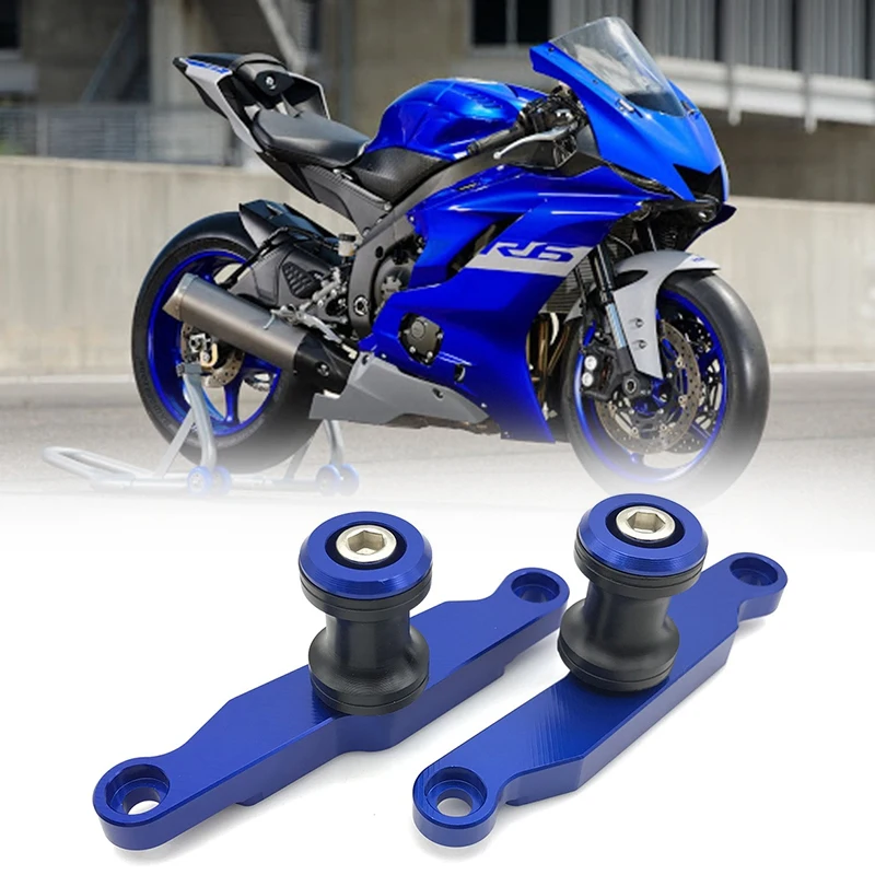 For YZF-R6 2019-2021 CNC Aluminum Motorcycle Swingarm Sliders Spools Paddock Stand Bobbins Swing