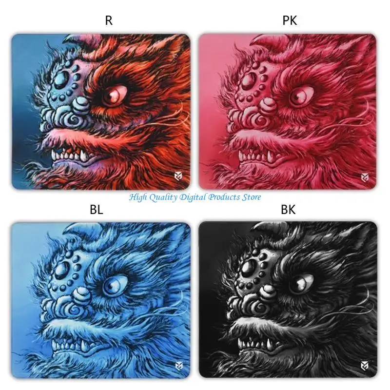 u2je kaitianxing الأسد ألعاب الماوس اللوحة القفل الحواف mousepad قاعدة مطاطية غير انزلاق