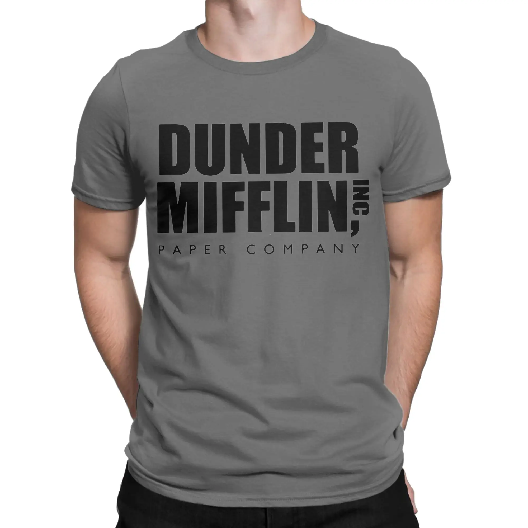 The Office Dunder Mifflin TV Show T Shirt Pure Cotton Leisure T-Shirts Round Neck  Tees Short Sleeve Clothes Gift Idea