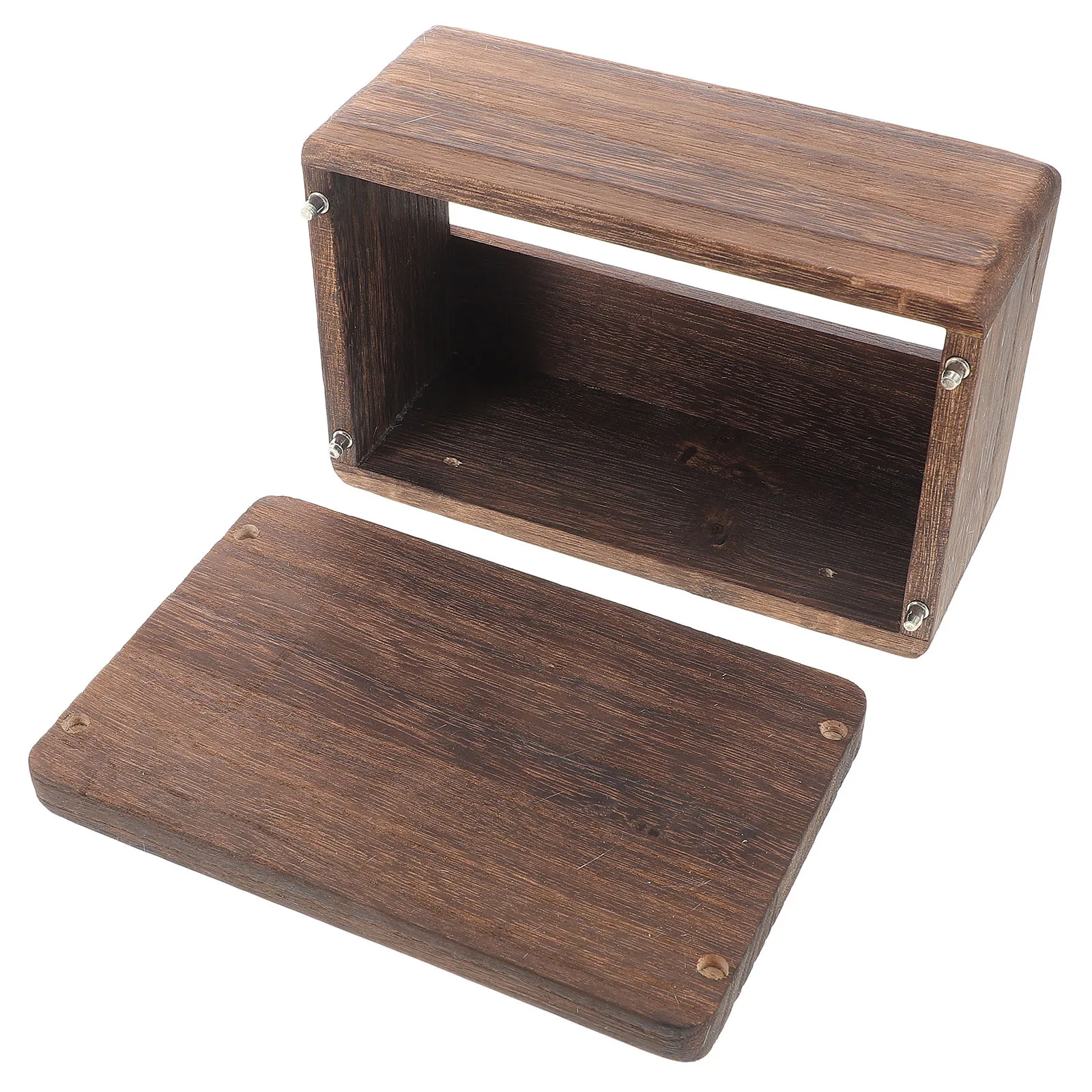 

Wooden Tissue Box Cover Rectangular Decorative Napkin Holder For Home Bathroom Kitchen Tabletop Storage Organizer Modern Style