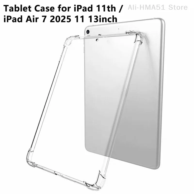 

Transparent Protective Case For IPad Air 7 11th 2025 Mini 7 IPad Pro 2024 11 13 Inch Tablet Protective Cover Anti-fall Shell