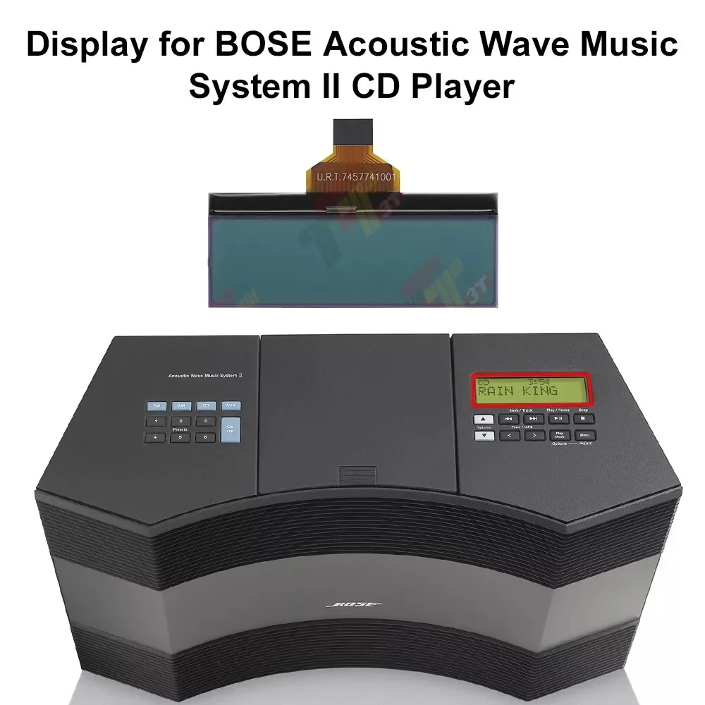 Display for BOSE Acoustic Wave Music System II CD Player