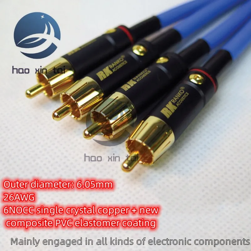 RA-2050 6NOCC Single crystal copper plated Sterling Silver Wire 9-core balance wire/signal wire