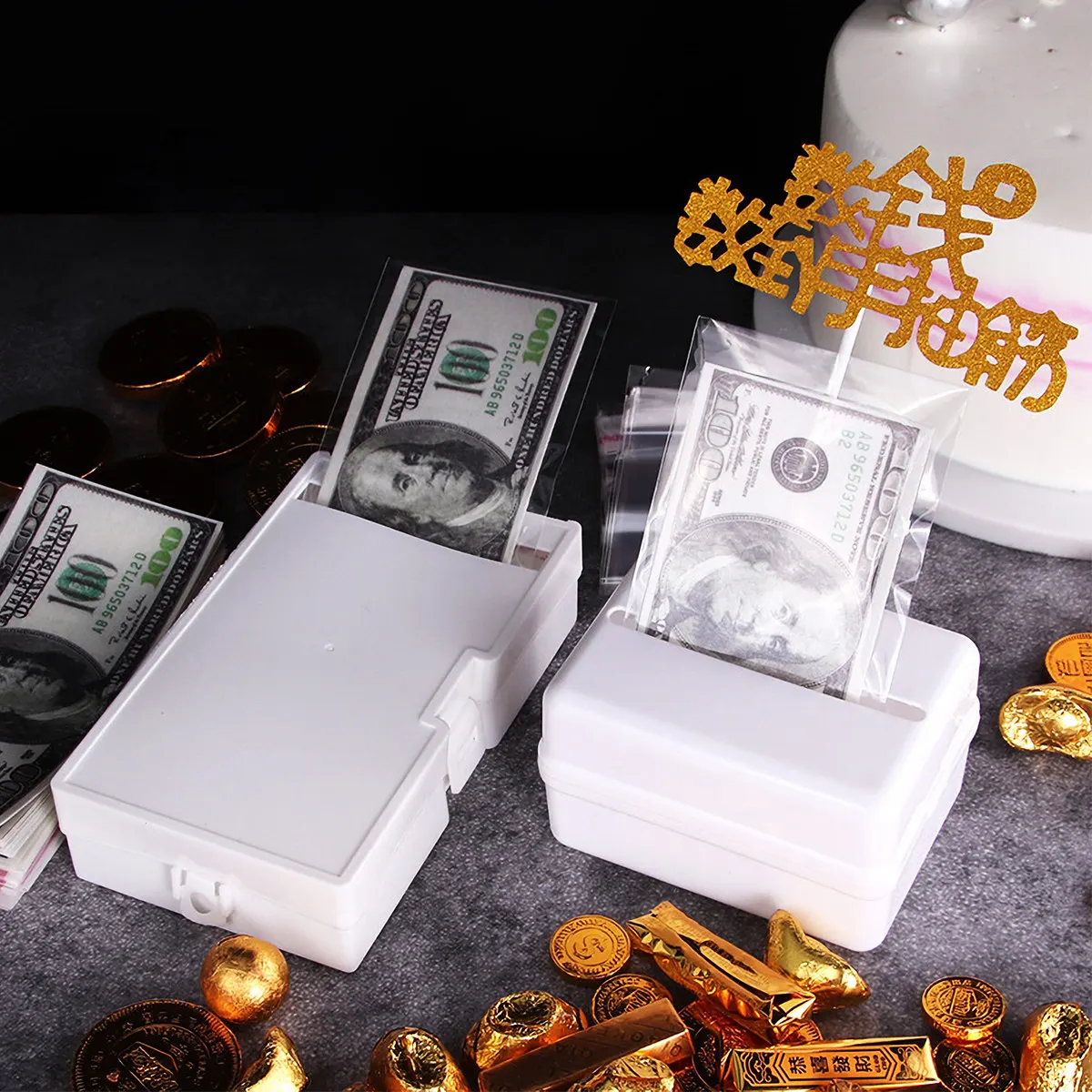 Money Pulling Cake Making Mold Cake Money Box for Birthday Parties Weddings Anniversaries Graduation Surprise Cash Gift