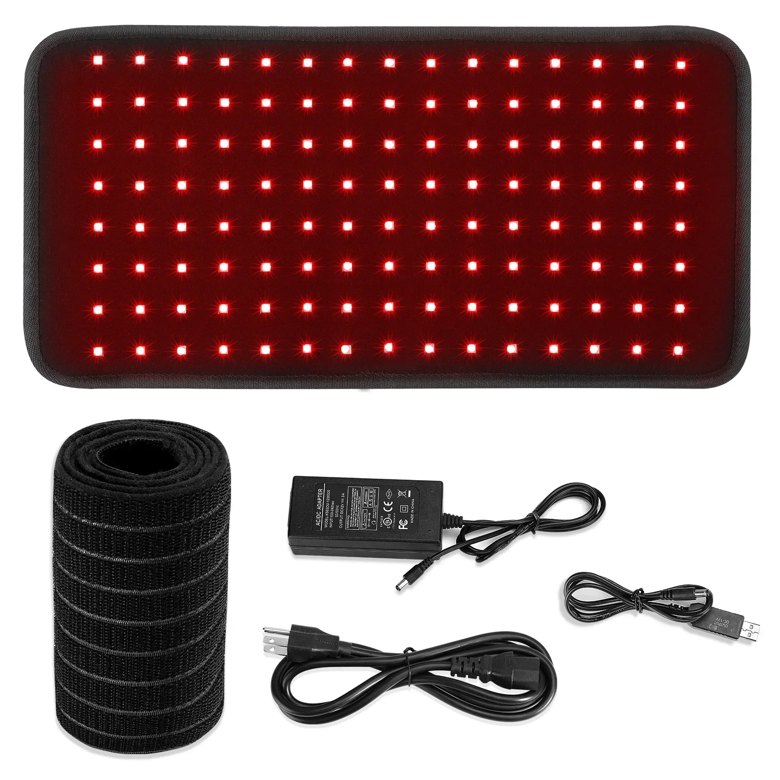 2026/2022 Hot Sale 660nm 850nm Near  Belt Portable Wearable Led Pads Red Light Therapy Wrap