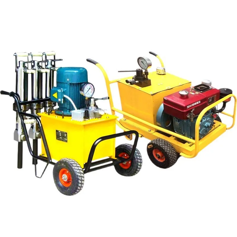 Hydraulic rock splitting rod hydraulic splitting machine, static explosion rock crushing and dismantling equipment