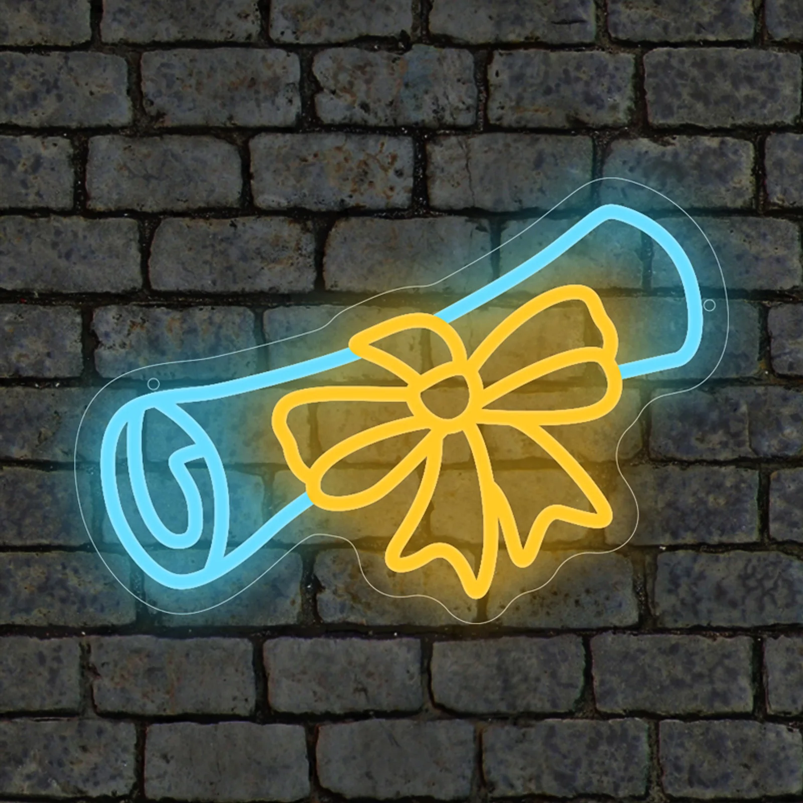 Graduation Certificate Neon Sign LED Neon Light Dimmable for Graduation Ceremony Dormitory Bedroom Party Decor Graduation Gift