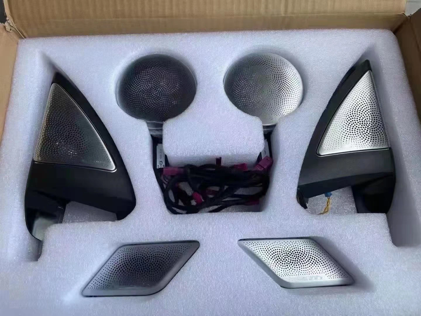 2026new Ambient Light Car Interior Modified for G02 Car Door Ambient Light Car Speaker Cover
