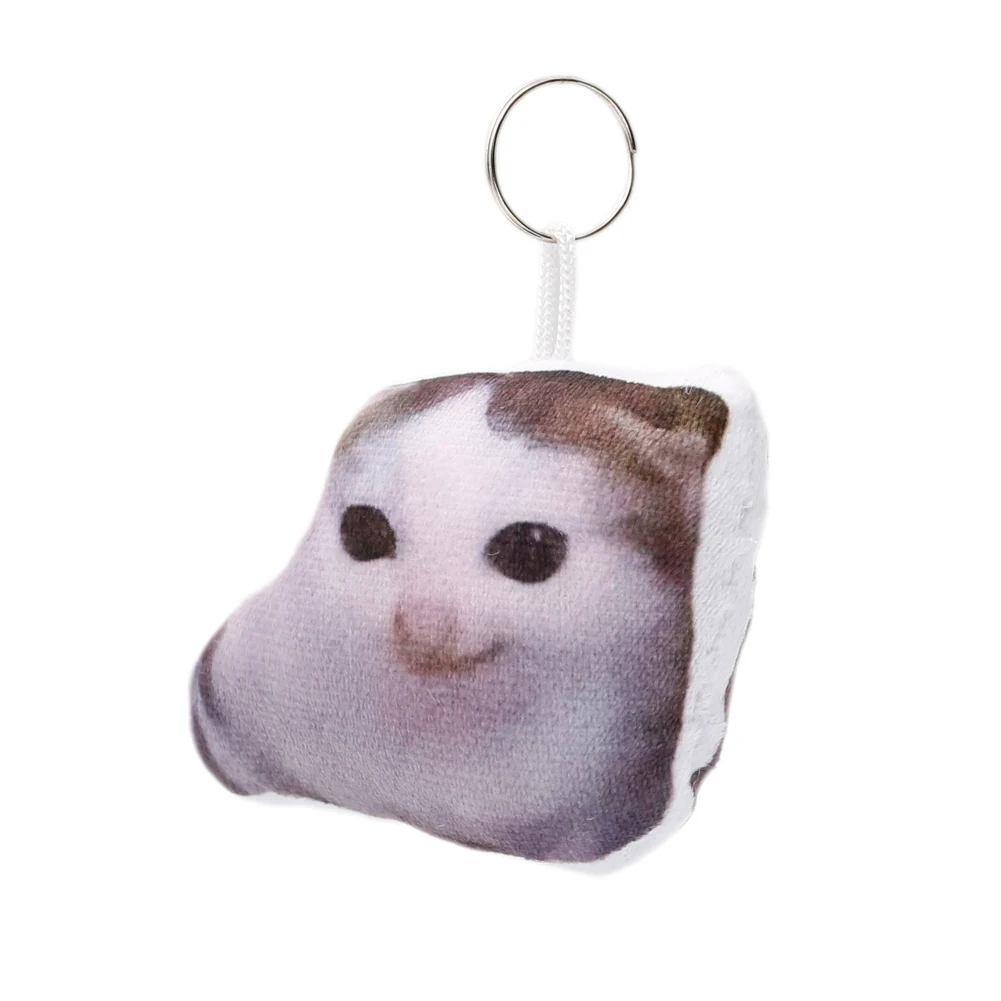 Fun Cute Cat Keychain Stuffed Animal Pendant Key Holder Cat Doll With German Voice Pendant Jewelry Birthday Perty Gift Bag Charm