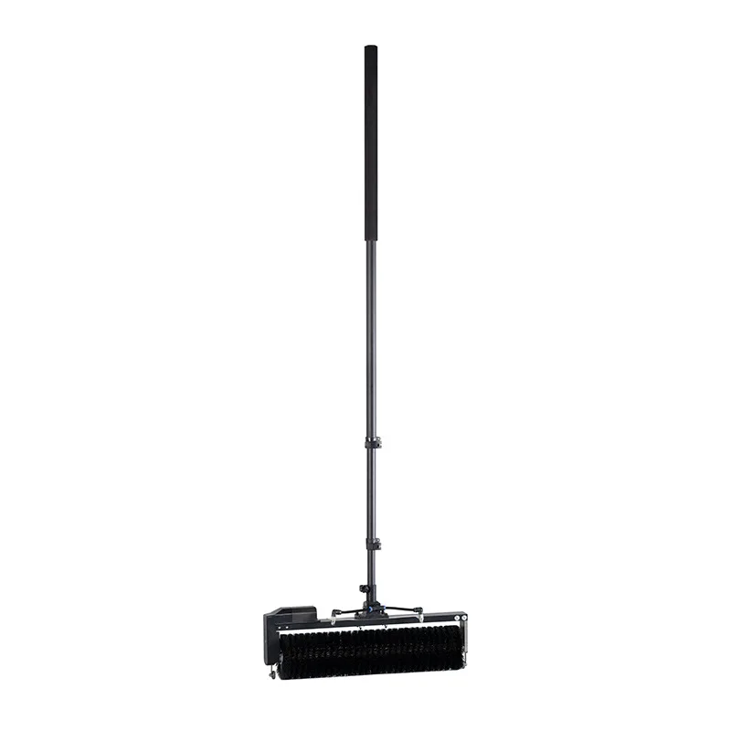 Photovoltaic panel cleaning equipment, hand-held roller brush dry cleaning water washing electric