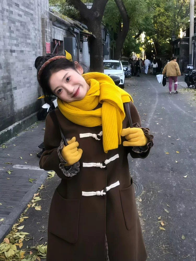 cachecol-de-trico-outonal-em-fio-amarelo-mostarda-feminino-aquecimento-versatil-contra-o-frio-aquecedor-de-pescoco-moderno