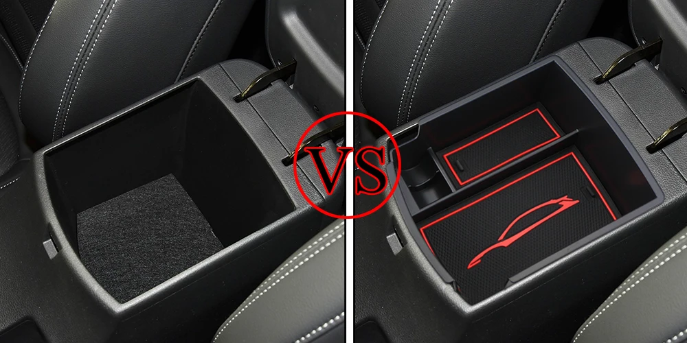 Car Center Console Armrest Storage Box Tray for Hyundai Kona 2017 2018 2019 2020 2021 2022 2023 Container Organizer Accessories