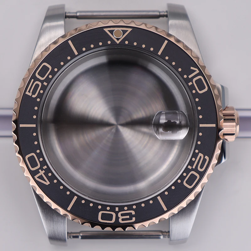 

10ATM Dive 40mm Watch Case Sapphire Crystal Waterproof For NH35 NH36 NH38 NH34 Miyota 8215 ETA 2824 Movement 28.5mm Dial Deepsea