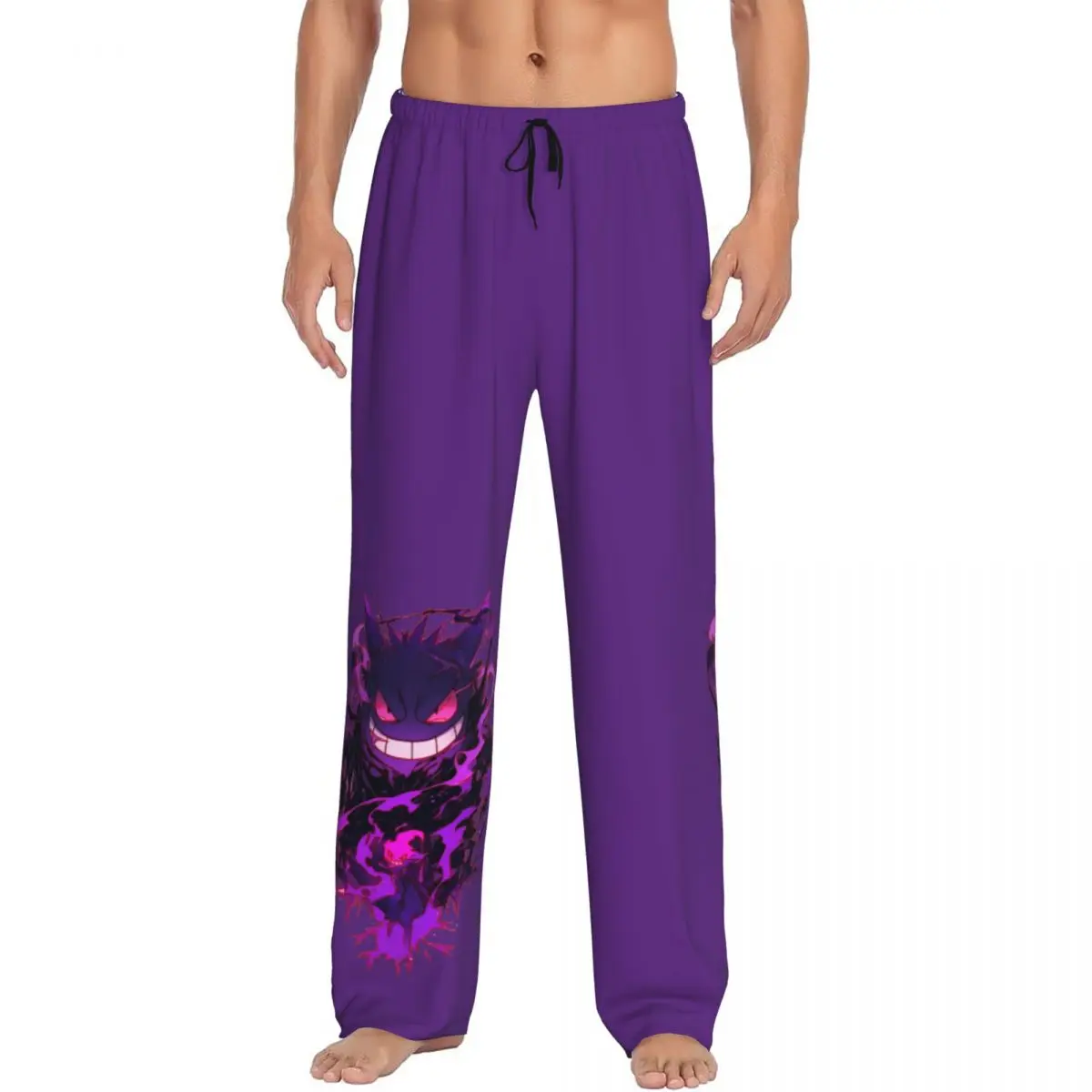 calcas-de-pijama-personalizadas-pokemon-gengar-para-homens-roupas-de-dormir-adoraveis-em-estilo-anime-calcas-de-lazer-com-bolsos