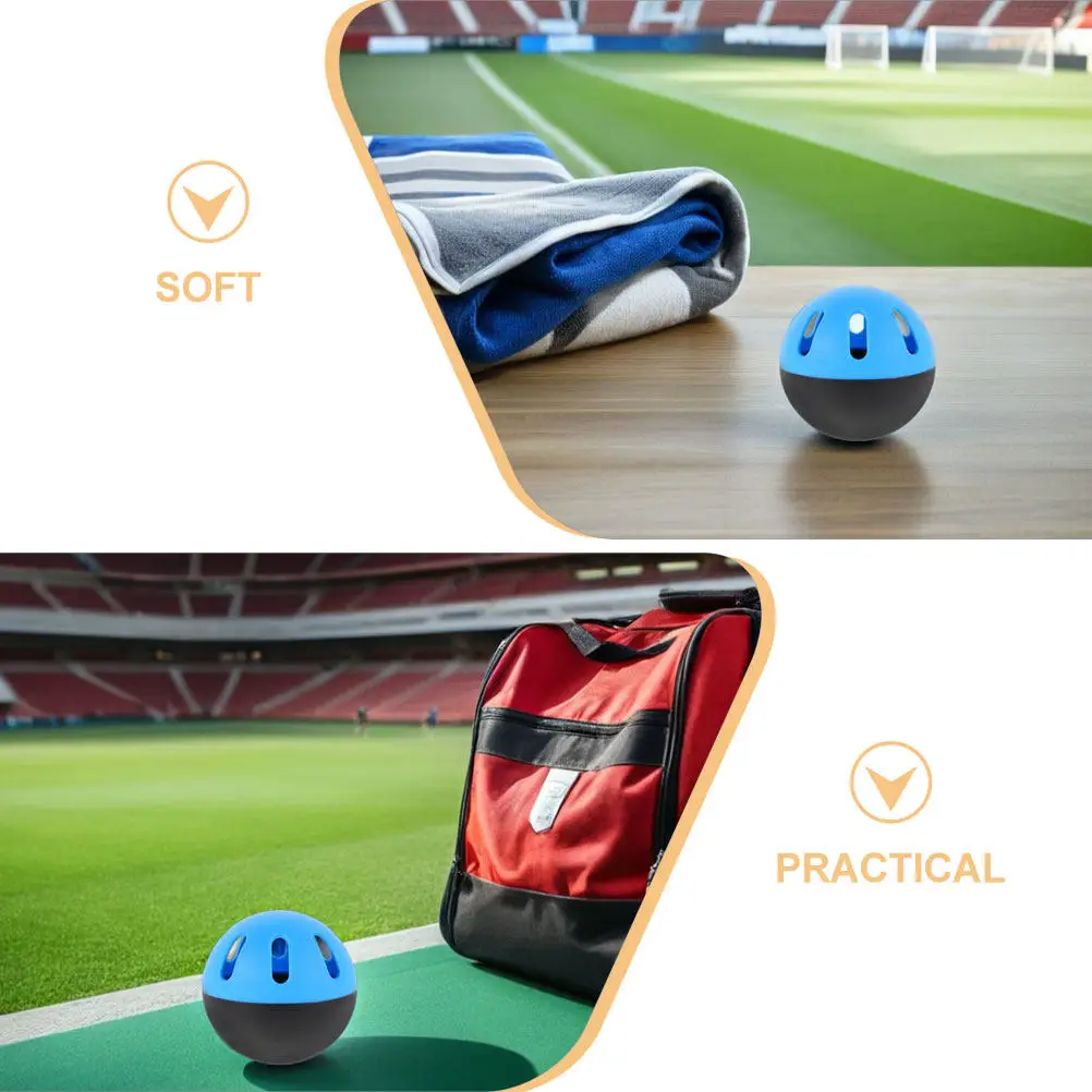 10Pcs Soft Eva Baseball Practice Balls Hollow Perforated Lightweight Training Balls for Indoor Outdoor Batting